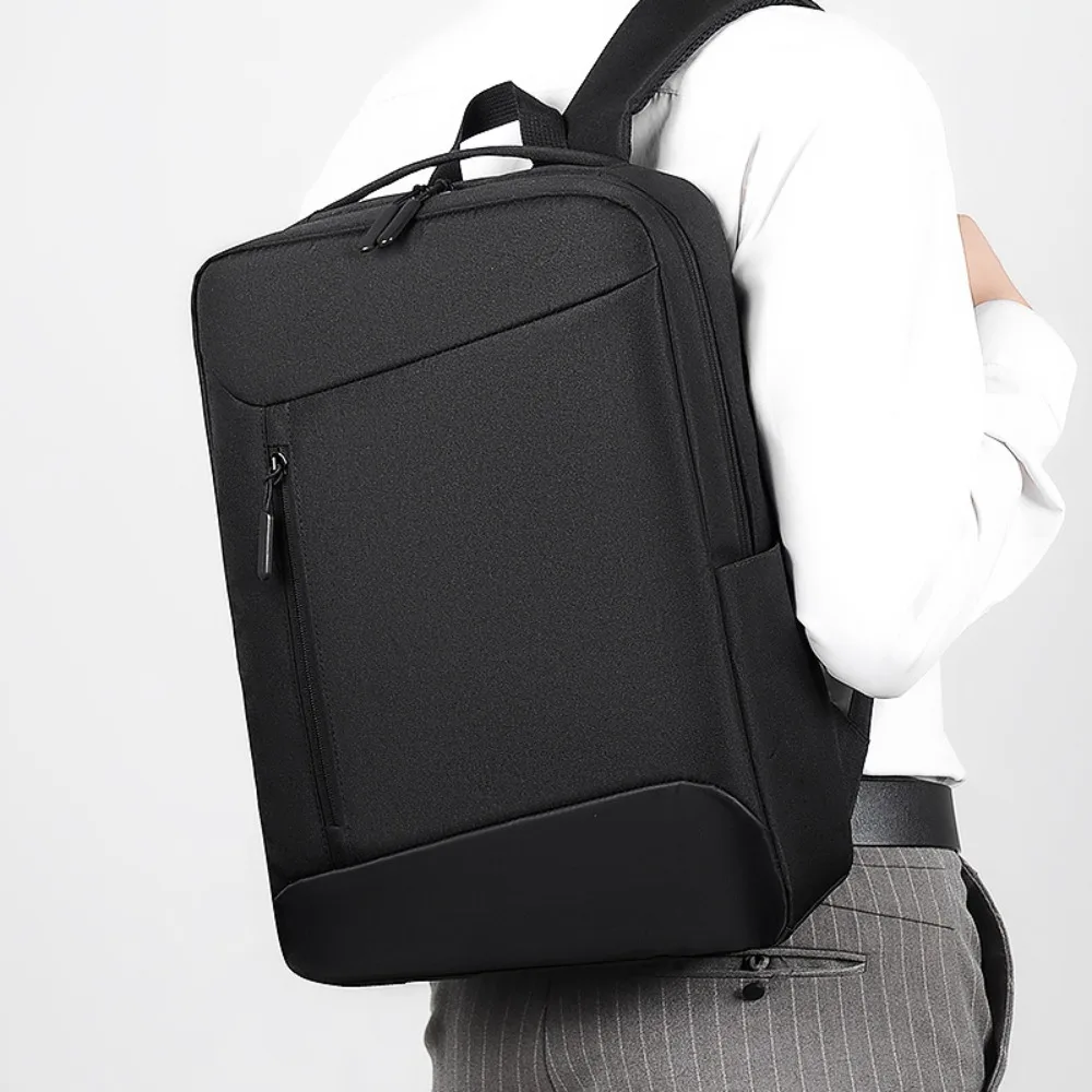 حقيبة ظهر رجال الأعمال غير الرسمية موضة الراقية مقاوم للماء حقائب ظهر للكمبيوتر سعة كبيرة حقيبة مدرسية من قماش أكسفورد للرجال