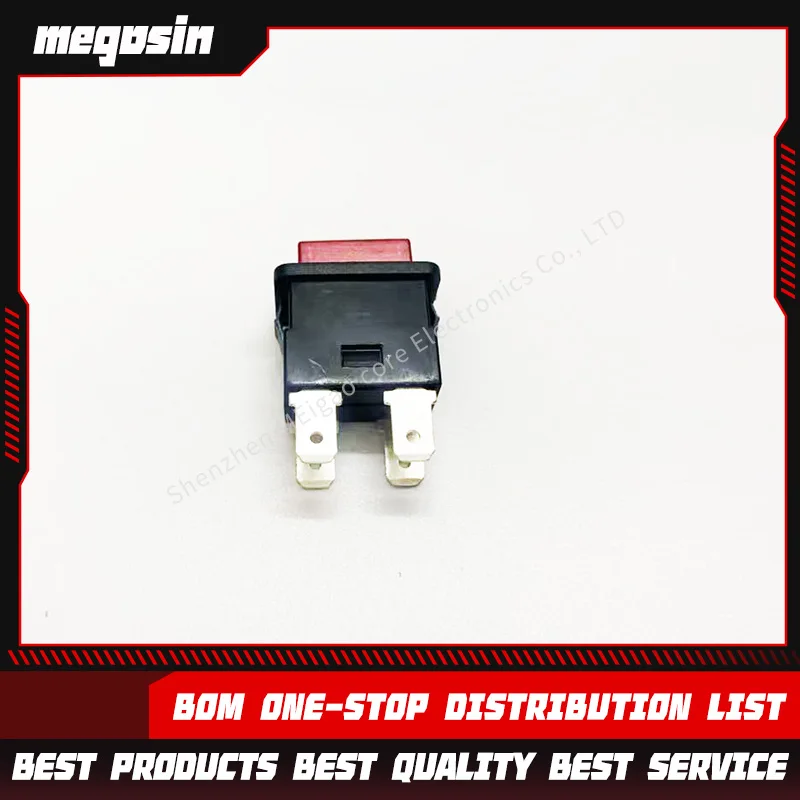 1~5PCS/LOT APM-2116 Self-locking push-button switch 4-pin dual-path vacuum cleaner switch with light