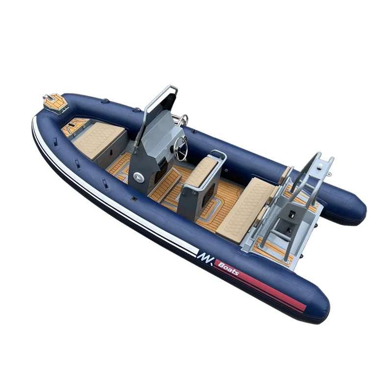 17ft 10 Capacity Luxury RIB 500 Rigid Hull Deep V Shape Oan PVC/Hypalon/Orca Aluminum RIB Rigid Inflatable Boats For Sale