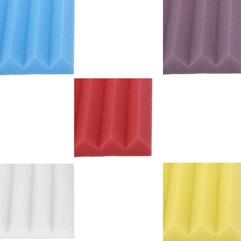 30X30X2.5Cm Soundproof Sponge,12 Slots Acoustic Foam Panel Stop Absorption Studio Ktv Sound For Home Decor Art Bedroom Bathroom