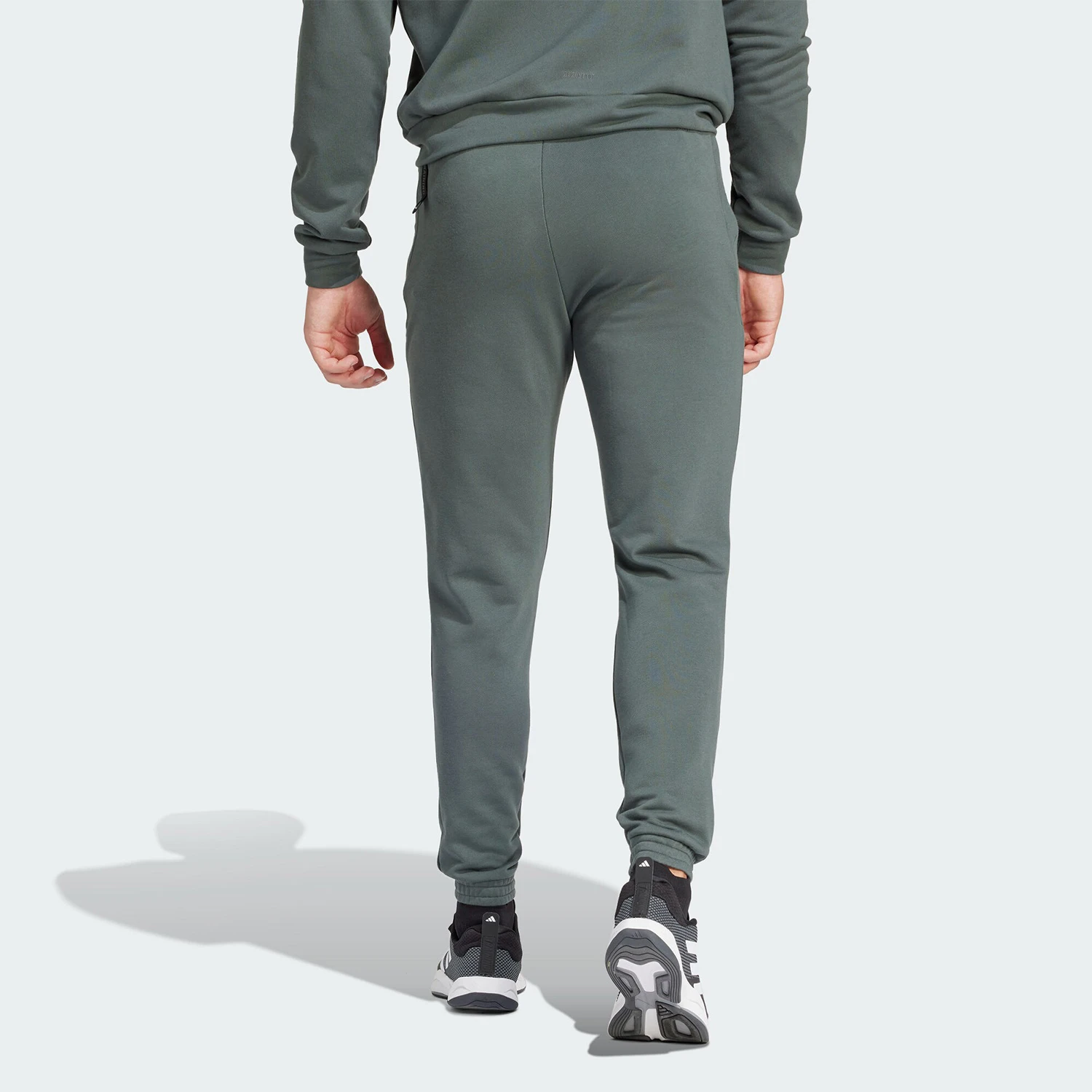 Adidas genuíno novo masculino malha respirável calças jogger it4311