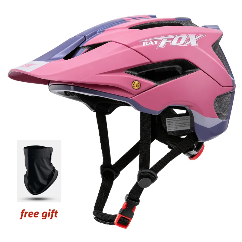 BATFOX helmets integral mtb Bicycle Helmet Cycling casco bicicleta CE CPSC Ultralight Racing Riding Mountain Bike Helmet man image 3