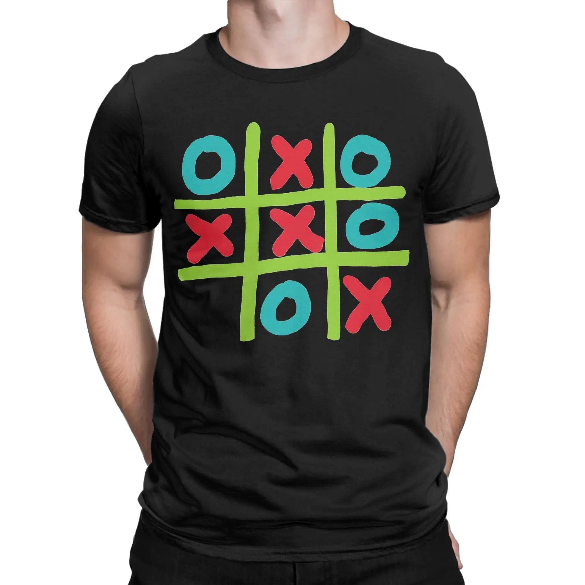 Tic Tac Toe New Arrival T Shirt for Men Women  100% Cotton  Tee Shirt Clothing