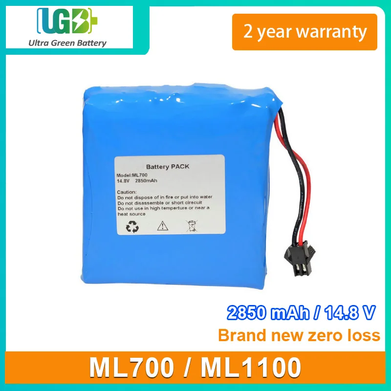 

UGB New battery For Million ML700 ML1100 medical Battery 14.8V 2850mAh