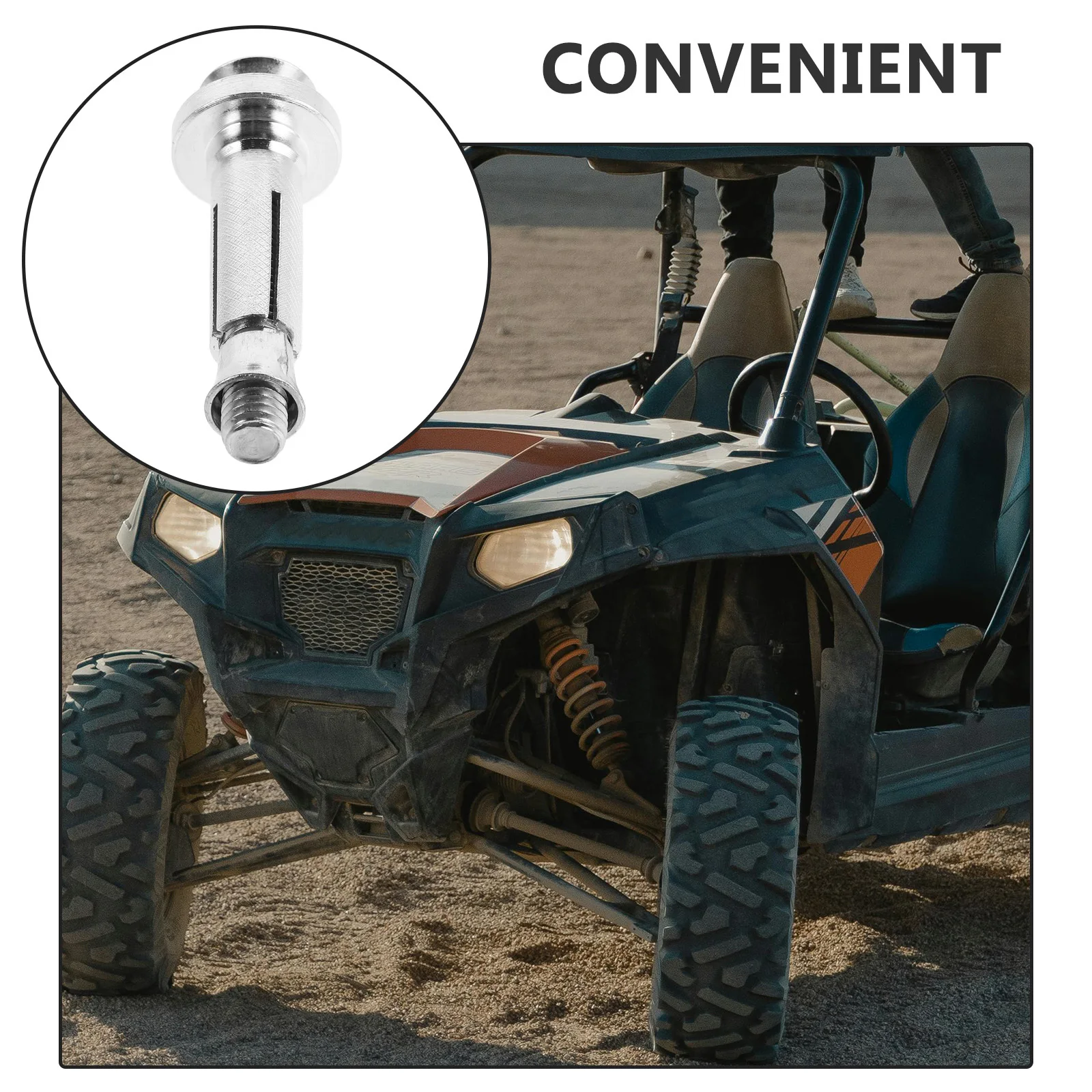 สกรูยึดแฮนด์การ์ดที่ทนทานมีสไตล์ อุปกรณ์เสริมสำหรับรถจักรยานยนต์ วัสดุอลูมิเนียม ติดตั้งง่าย จักรยานออฟโรด รถเอทีวี