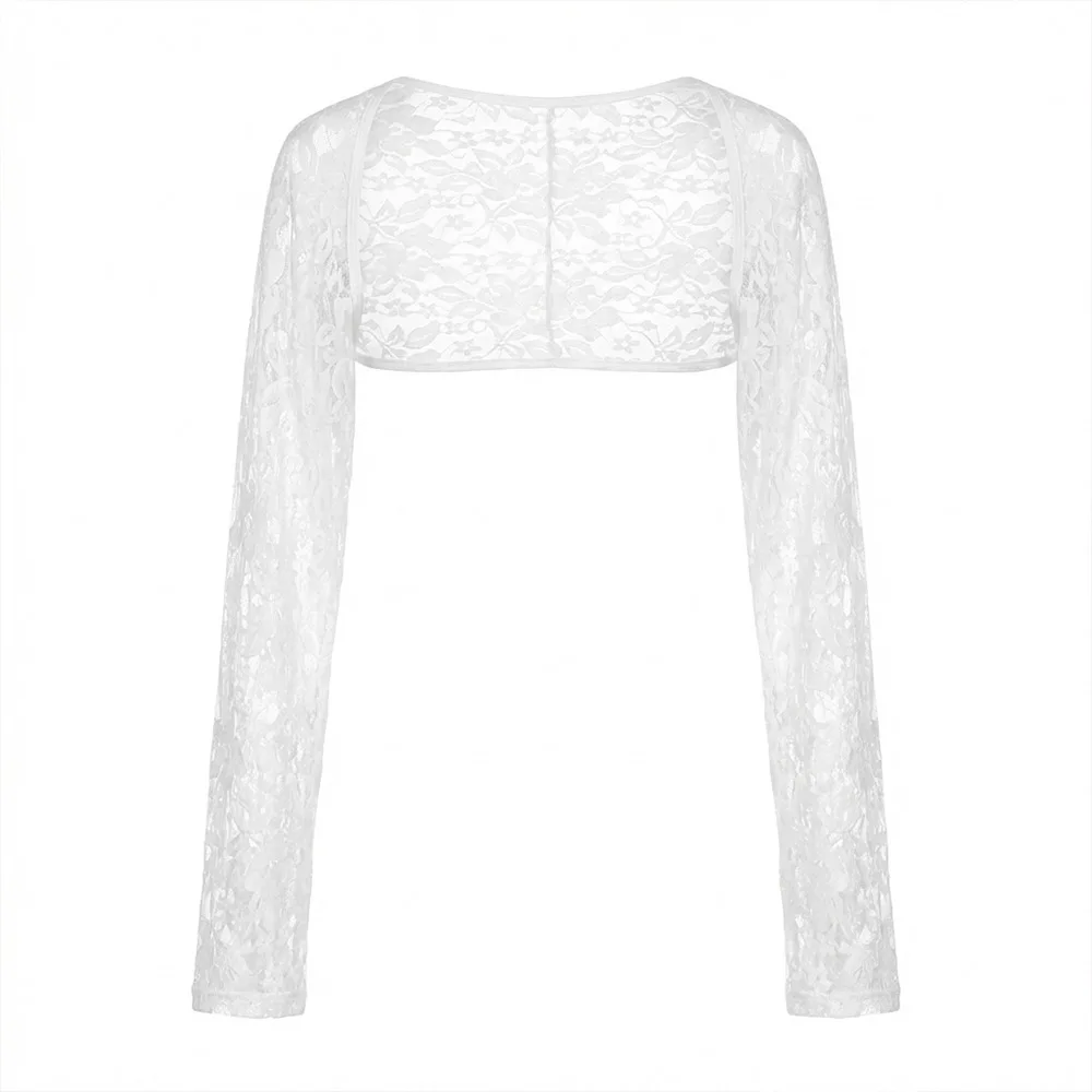 Casual Lace Mesh Women Sunshade Sleeves Hollow Out Long Sleeve UV Protection Sleeves Thin Ice Silk Sleeves Cover Ups Cycling