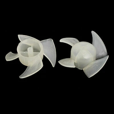 60mm x 22mm Plastic Motor Fan Blades Hair Dryer Accessories 6pcs
