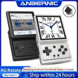 Anbernic RG Rotate Handheld Game Console 3.5 Inch Swivel Screen Android 2000mAh Retro Gaming Emulator Support WiFi Steaming AI