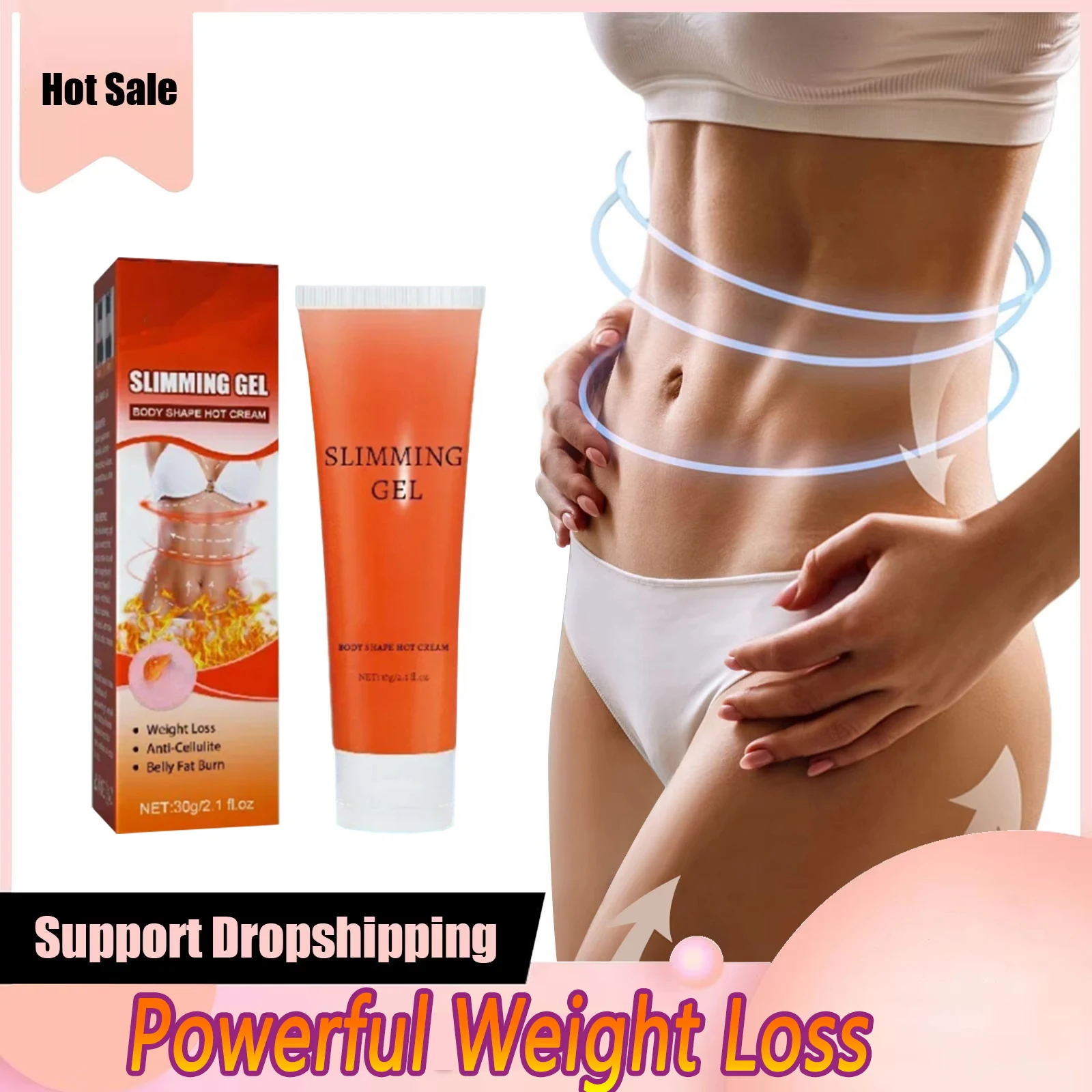 

Weight Loss Body Firming Cream Burning Fat Cream Belly Fat Dissolving Legs Arms Suitable for Men and Women