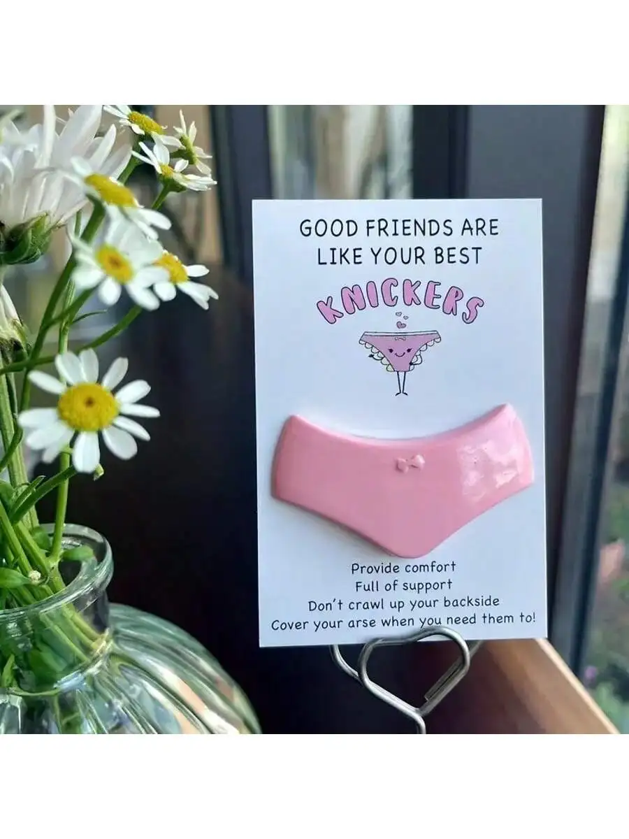 Beste Freunde sind wie Ihre Lieblingsunterwäsche: Taschenumarmungen bringen Komfort und Unterstützung – perfekte Geschenke für Freunde und Familie – Detail 2