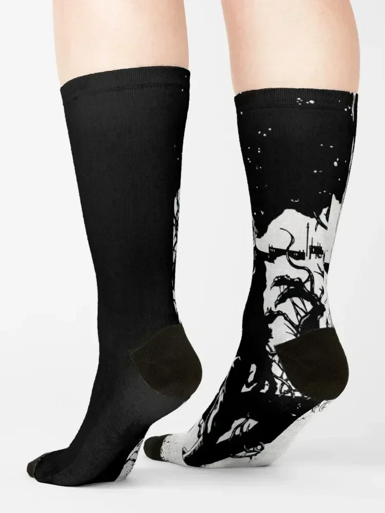 The Thing Socks جوارب ضغط على الموضة اليابانية جوارب الثلج الكرتونية للرجال والنساء
