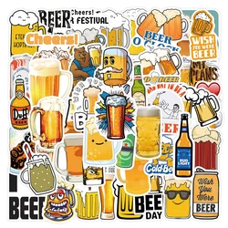 10/30/50/110pcs Cute Cartoon Beer Oktoberfest Stickers DIY Water Bottle Phone Suitcase Funny Waterproof Graffiti Decal Wholesale