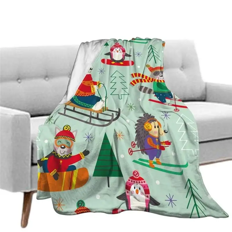 Cute Blanket Adults Gifts Blankets For Kids Bedding Decor Bed Bedroom Bedding Supplies-[LUCK 9]