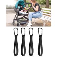 4Pcs Heavy Duty Hanging Hooks For Bags Carabiner Clips For Bicycles Shopping Carts Wheelchairs Baby Strollers D2RD