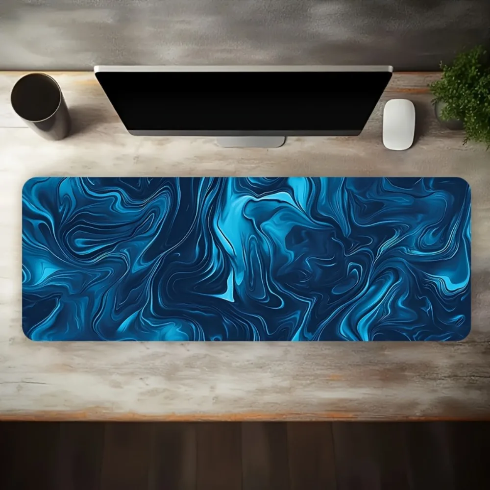 CIFbuy Large Tech Gradient Mouse Pad Non-Slip Rubber Washable For Office Home Computer Laptop Gaming Smooth Surface Desk Mat
