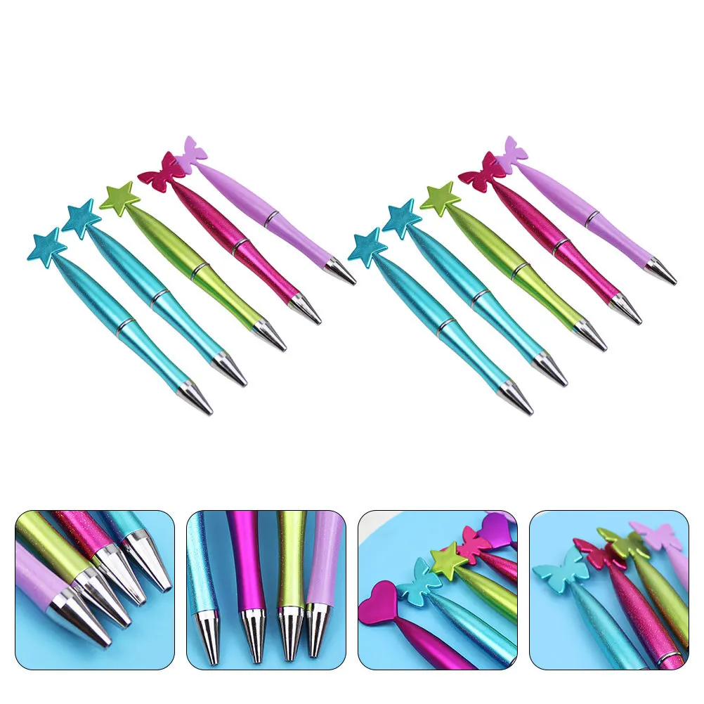 

Набор шариковых ручек, 10 шт., вращающаяся ручка, гладкое письмо, чернила премиум-класса для школы, офиса, ведения дневника, ручки для подписи, ручки для письма для студентов