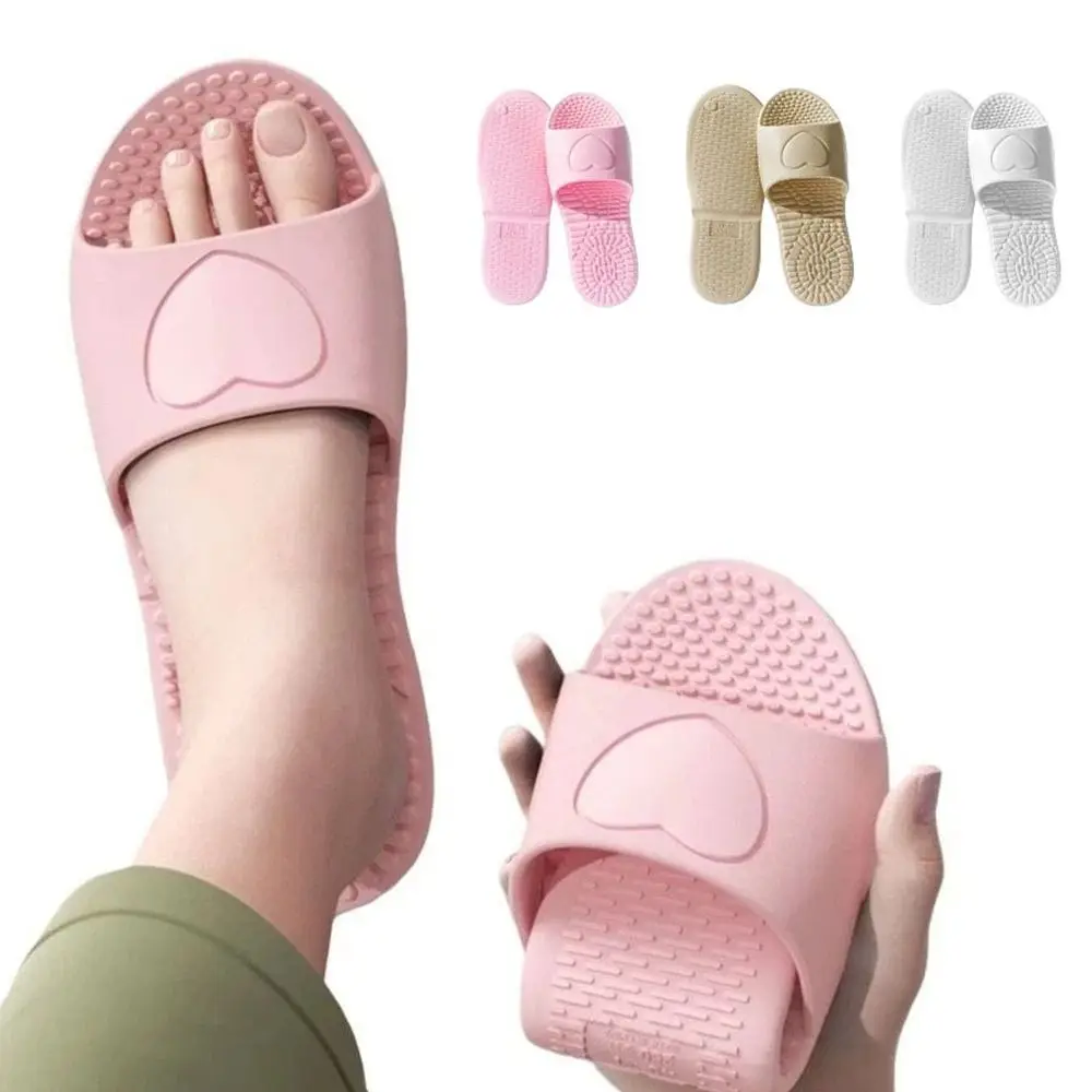 

Мягкие женские массажные тапочки для ванной, легкие, быстросохнущие, плоские, домашние, нескользящие, портативные, дорожные шлепанцы