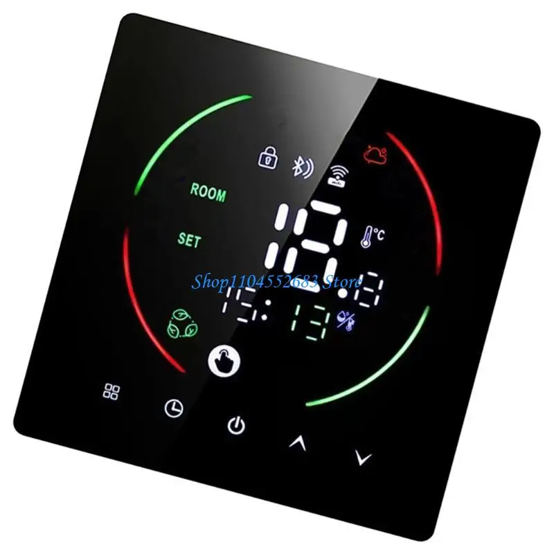 Y6GD 16A Termostato per Riscaldamento Elettrico a Pavimento Termostato Programmabile da 7 Giorni per Riscaldamento