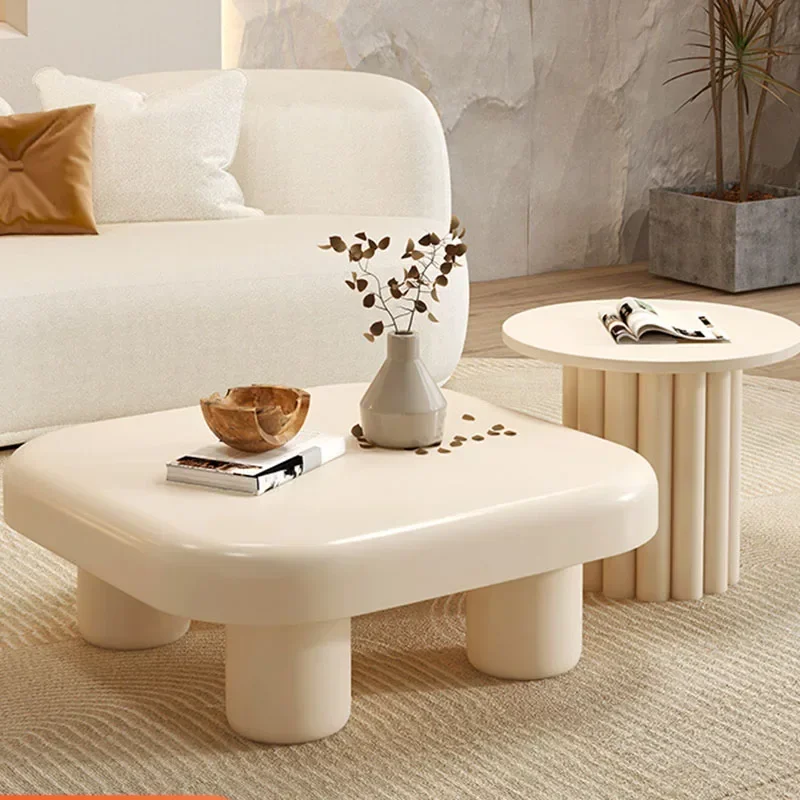 

Design Nordic Coffee Table Living Room Modern Hallway White Side Table Center Minimalist Mesa De Centro De Sala Home Furniture