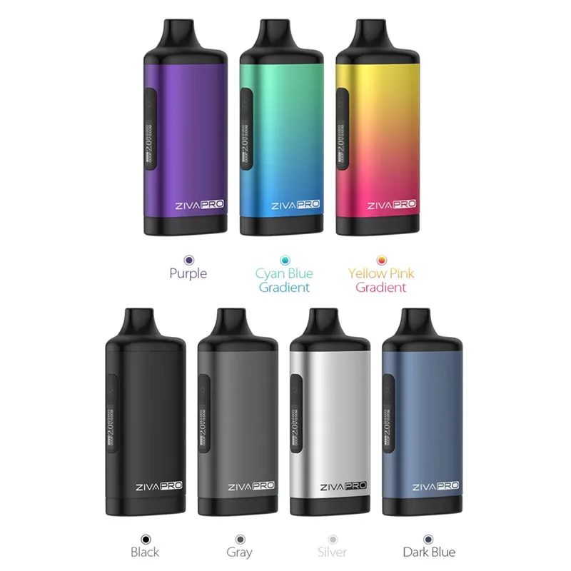 بطارية سجائر إلكترونية ، Yocan Zip Pro Vape ، Mod av ، شاشة OLED ، away-V V ، قلم Vape ، 1-5