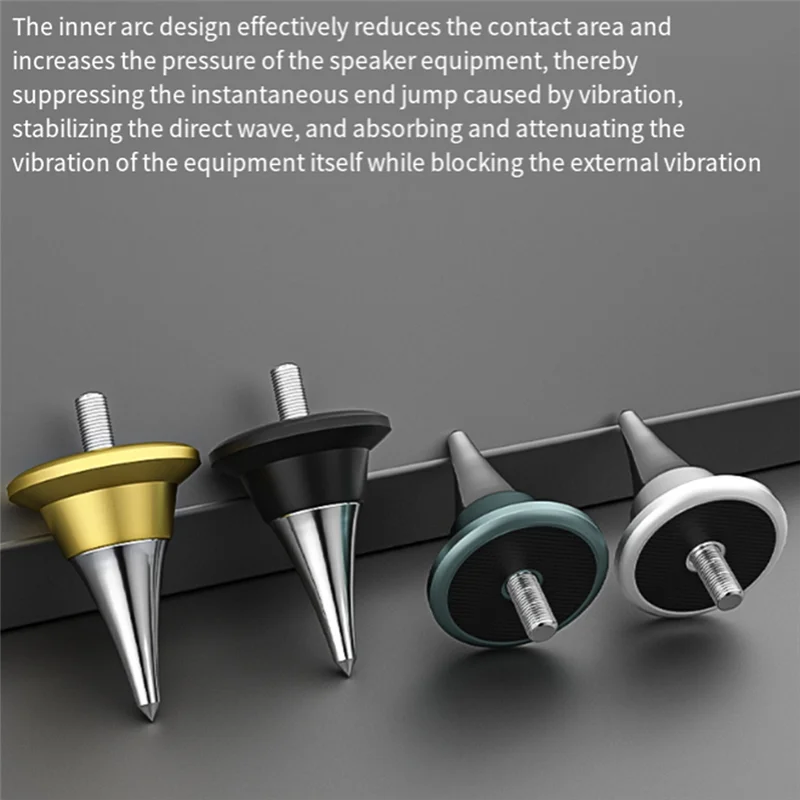 

N82R Speaker Stabilization Pads With Spikes For Enhanced Acoustic Clarity And Resonance Control Stand For Audio Precision A