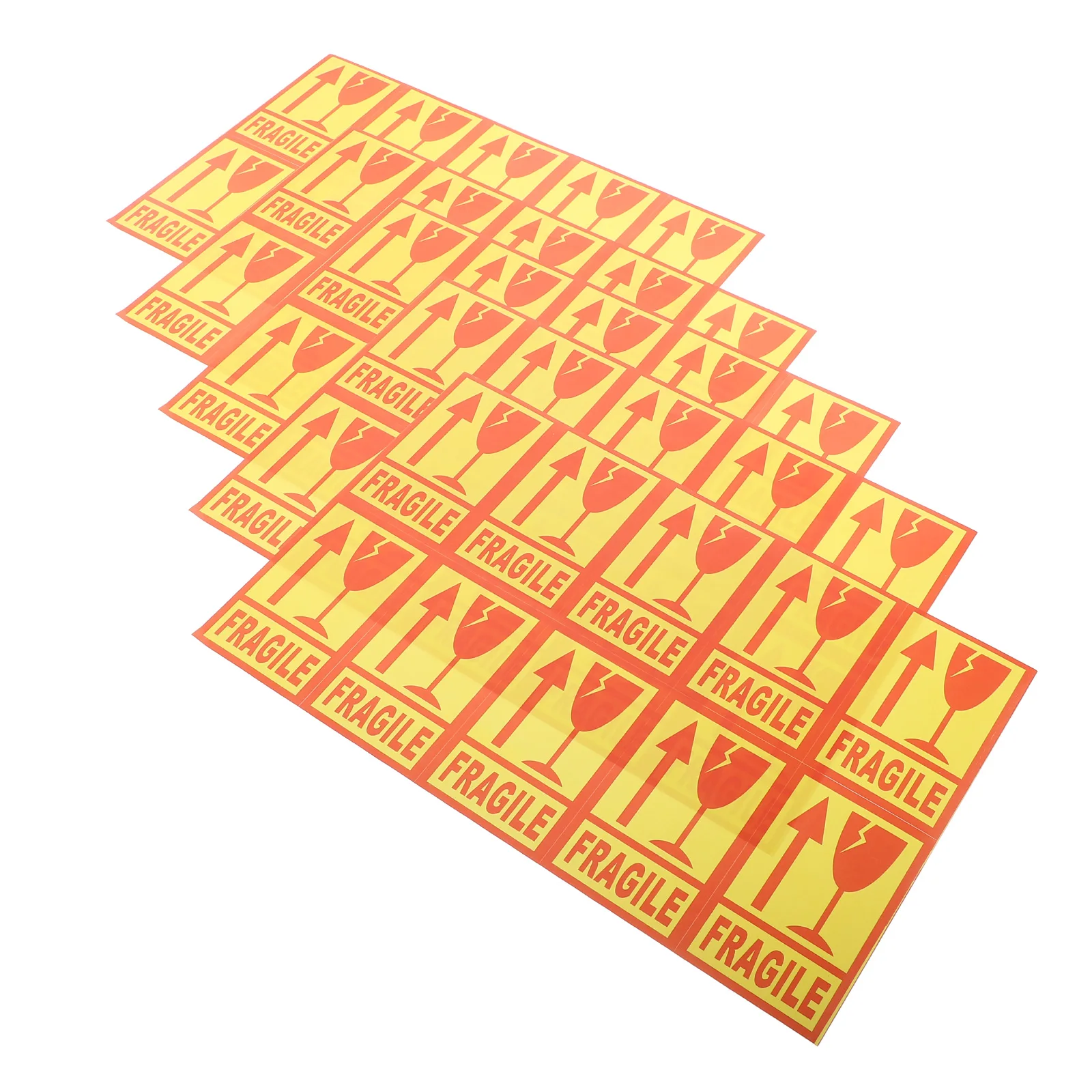 500 Pcs Fragile Label Stickers Labels for Moving Warning Decal Shipping Decals Adhesive Care