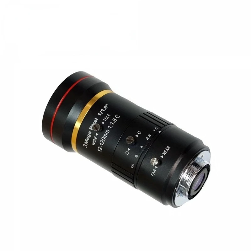 

Machine vision telephoto 12-120mm industrial lens 1/1.8-inch high-definition FA zoom low distortion C-port lens