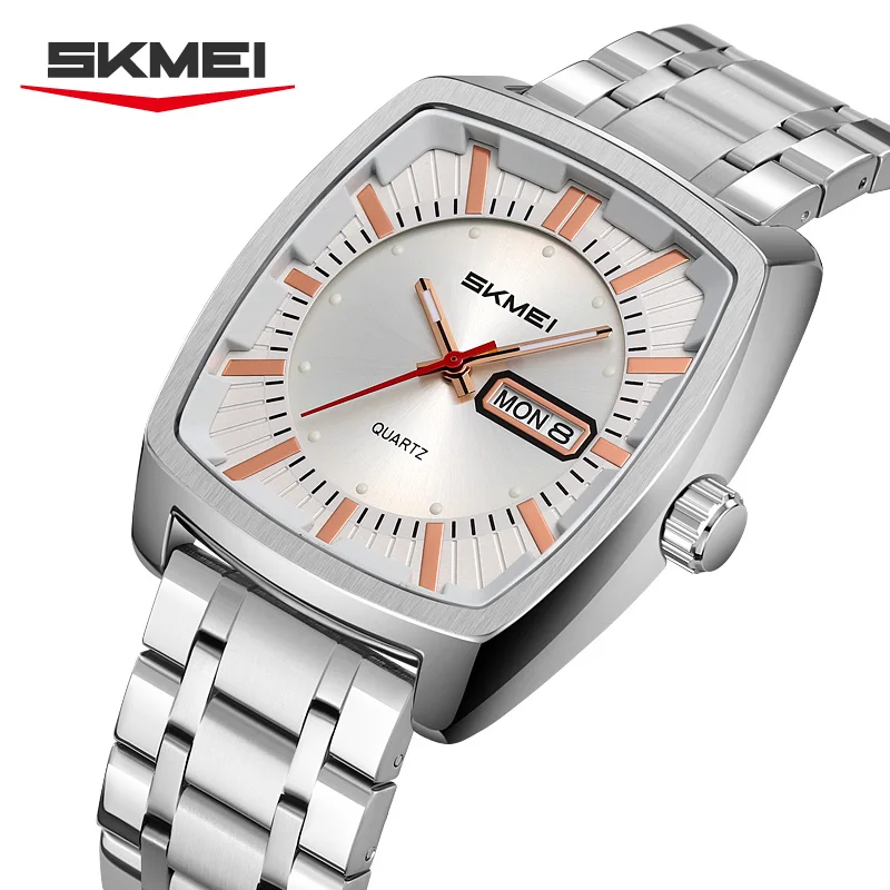 

SKMEI 9354 Мужские повседневные часы лучшего бренда с круглым механизмом Водонепроницаемые мужские наручные часы с дисплеем даты и недели Мужские часы Роскошные кварцевые часы