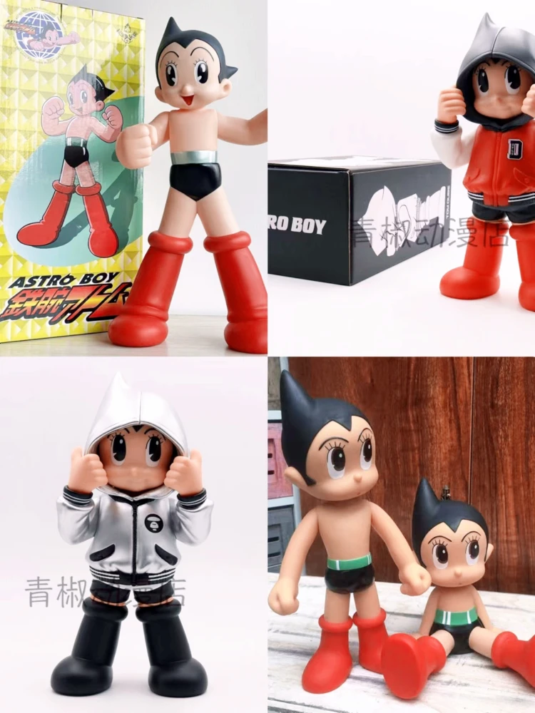 2024New 26-40CM Anime Astro Boy Mighty Atom Large Tetsuwan Atom Movable Action Figures Soft Pvc Collection Toys Holiday Gifts