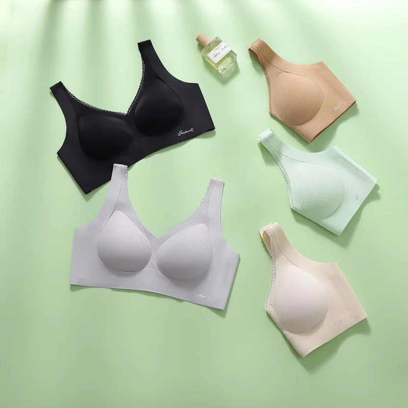 

Сексуальное женское нижнее белье, бесшовный женский бюстгальтер пуш-ап, спортивный бюстгальтер для сна, йоги, ультратонкое сексуальное нижнее белье