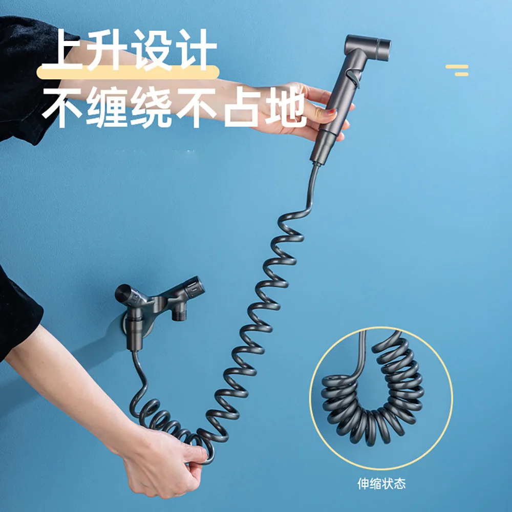 Tianview Bathroom Lady Washer Bidet Brass Faucet Toilet Companion Spray Gun Set Balcony Bathroom Washing Machine Spray Gun