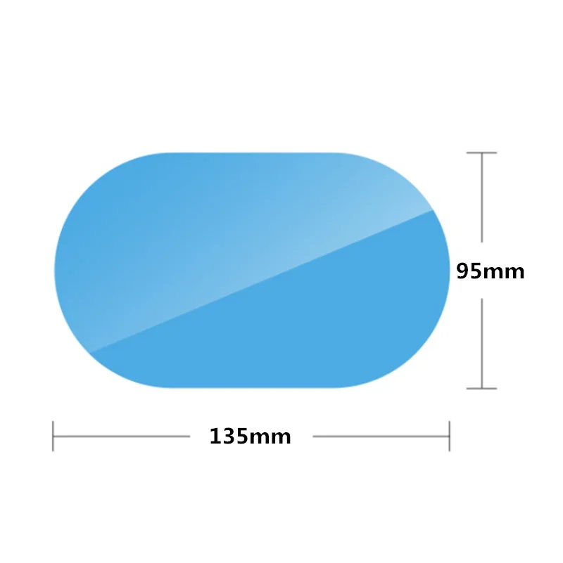 자동차 백미러 방수 및 김서림 방지 필름, 쌍용 회장 렉스턴 카이론 로디우스 액티언 코란도 티볼란용, 2 개