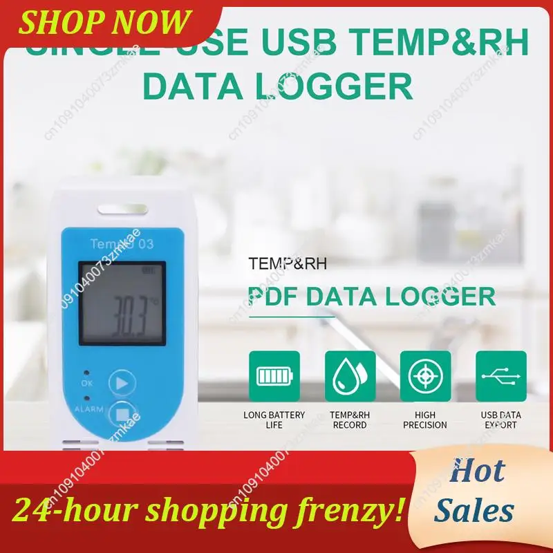 

Ежедневная распродажа 10X Tempu 03, USB-регистратор данных температуры и влажности, многоразовый регистратор данных RH TEMP, регистратор, измеритель записи влажности
