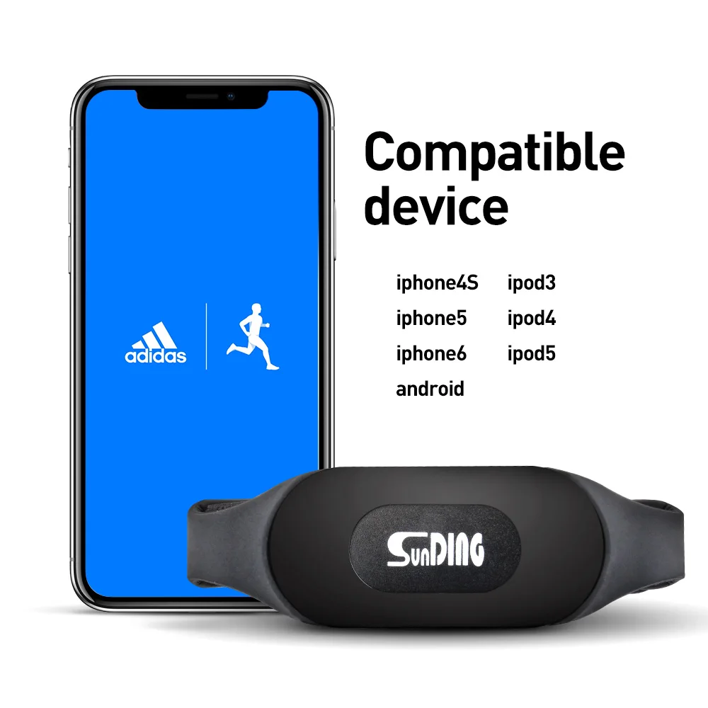 Sunding SD-520 SD-521 Adjustable Chest Wear Heart Rate Monitor Bluetooth 4.0 Wireless Smart Sensor Heart Rate Sport Monitor Tool