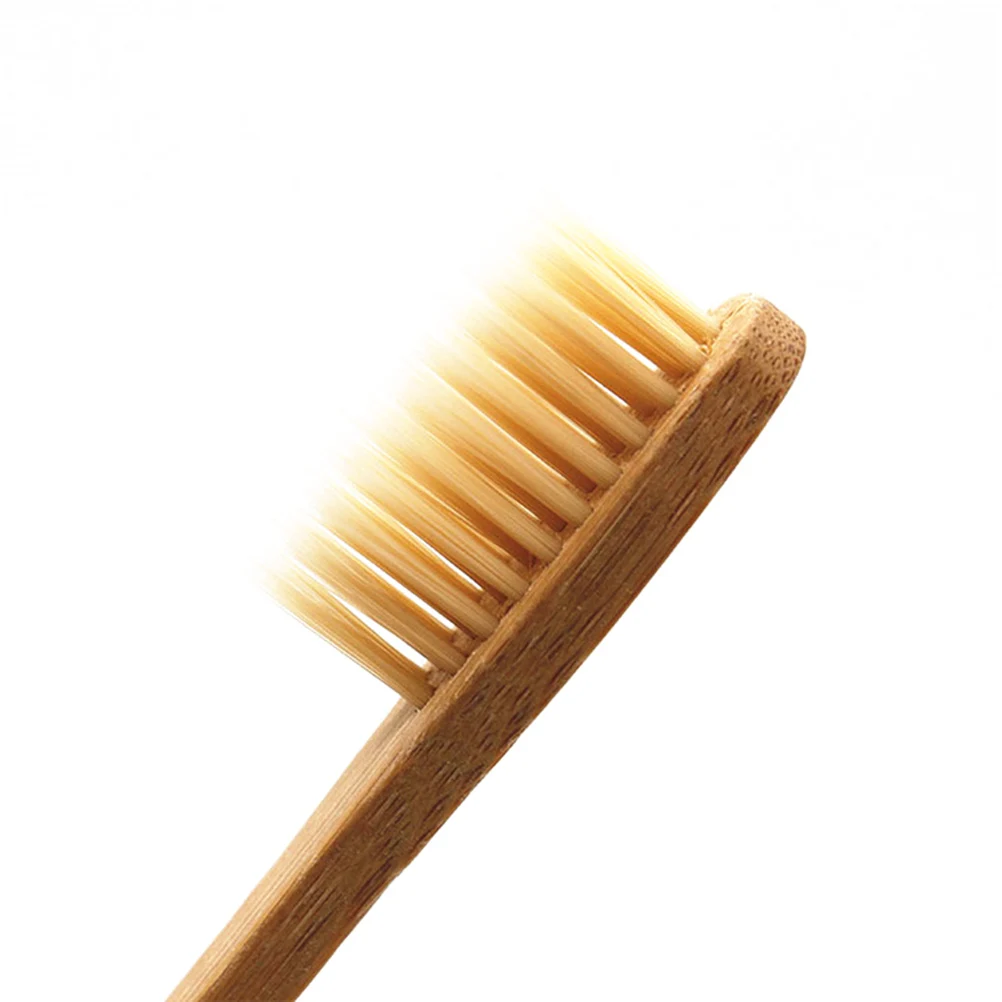 

8pcs Bamboo Toothbrush Eco Friendly Wooden Oral Care Toothbrushes Disposable Adults Biodegradable Strong Cleaning