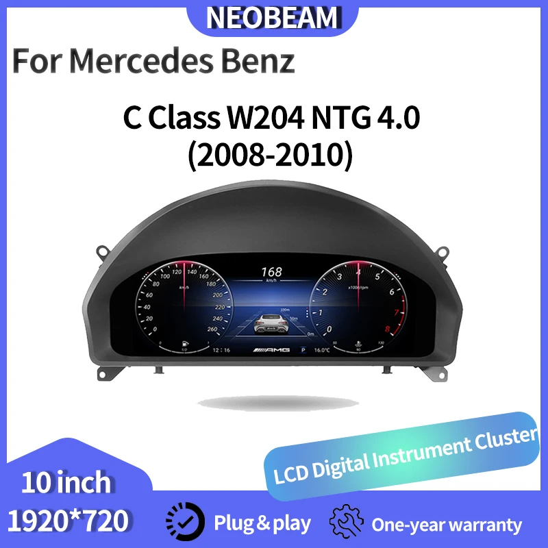 

Digital Dashboard Cluste For Mercedes Benz C class W204 NTG4.0 2008-2010 Instrument Paneel Cockpit