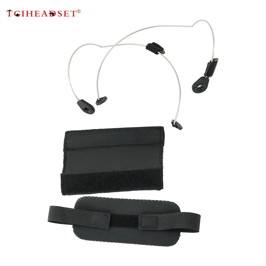 Tactical Caça Tiro Headset substituição, Kit Headband Anexo, compatível com Earthquad Earthquad Earthquad Earthquad