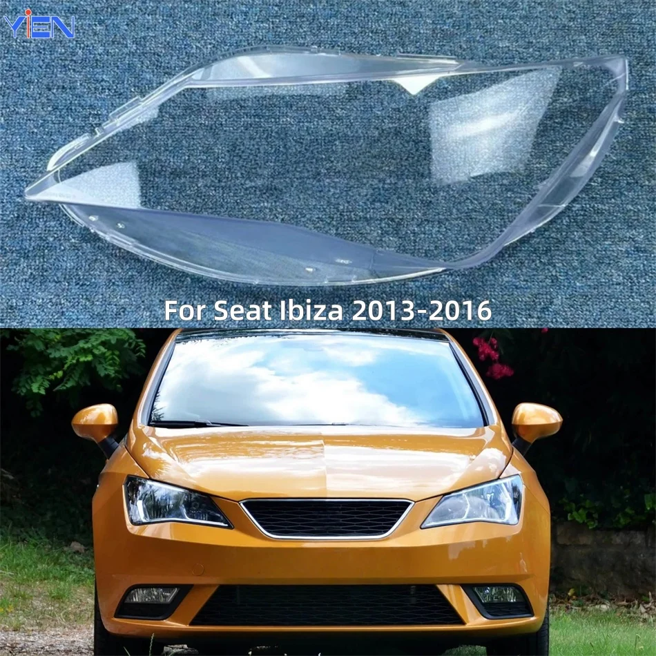 

For Seat Ibiza 2013 2014 2015 2016 Car Replacement Parts Polycarbonate High Gloss Fully Transparent Headlight Protection Cover