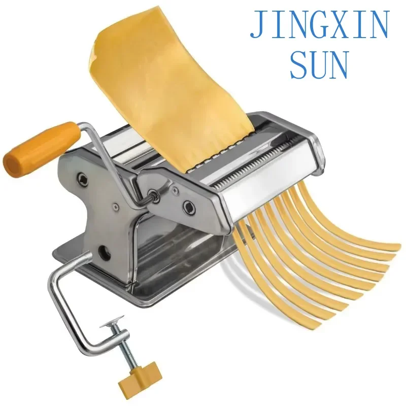 Pasta Maker Machine Hand Crank  Roller Cutter for Homemade Noodle Maker  Spaghetti Fresh Dough Making Tools Rolling Press