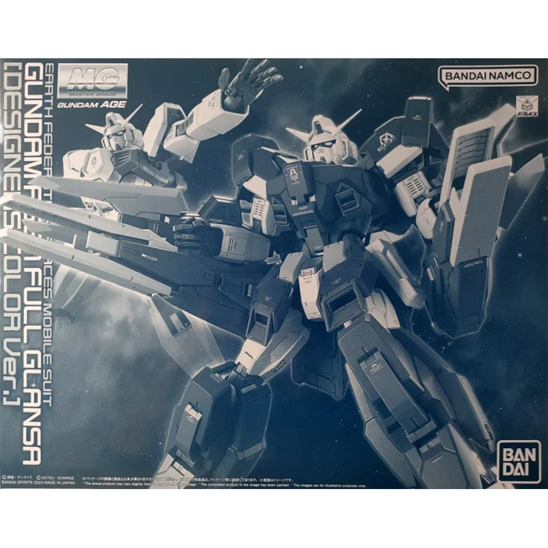 Spot Direct Delivery Bandai Original Anime GUNDAM MG AGE-1 FULL GLANSA DESIGNERS COLOR Ver Action Figure Assembly Toys For Kids