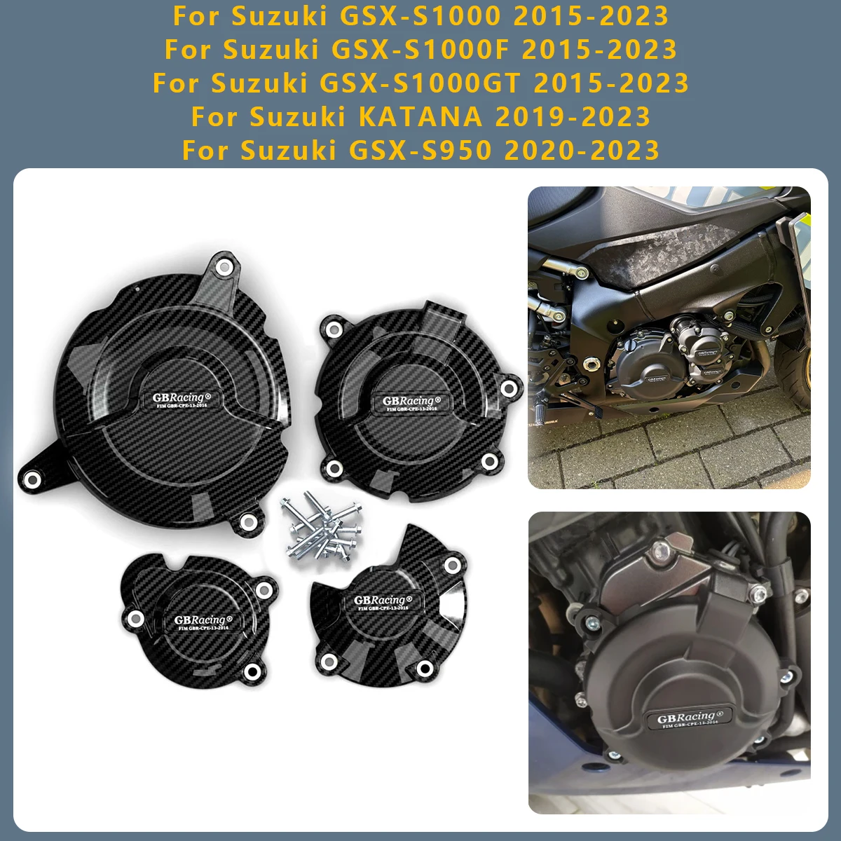 

Motorcycles Engine Protection Cover For Suzuki GSX-S1000 GSX-S1000F GSX-S1000GT 2015-2023 KATANA 2019-2023 GSX-S950 2020-2023