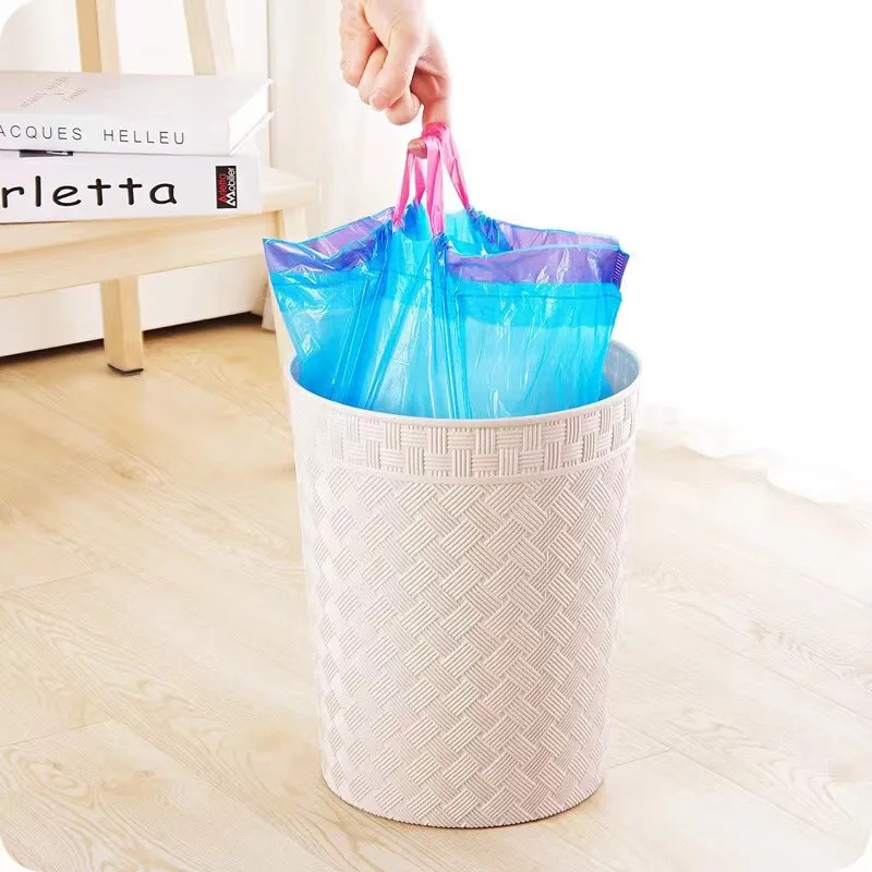 Drawstring Garbage Bag Thickened Garbage Disposal Bag Smart Trash Can Kitchen Toilet Garbage Storage Bag