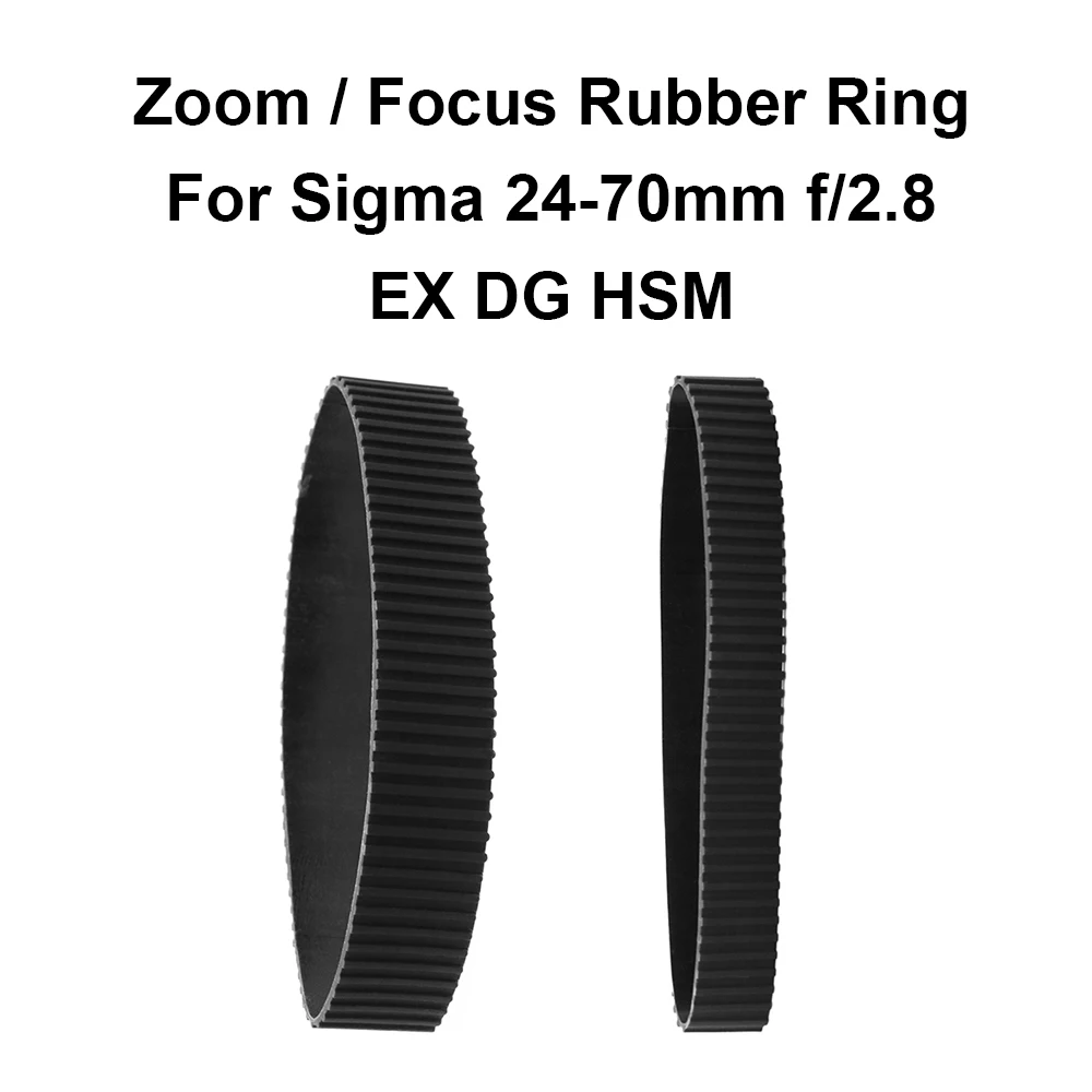 Lens Zoom Rubber Ring / Focus Rubber Ring for Sigma 24-70mm f/2.8 EX DG HSM Camera Accessories Repair part