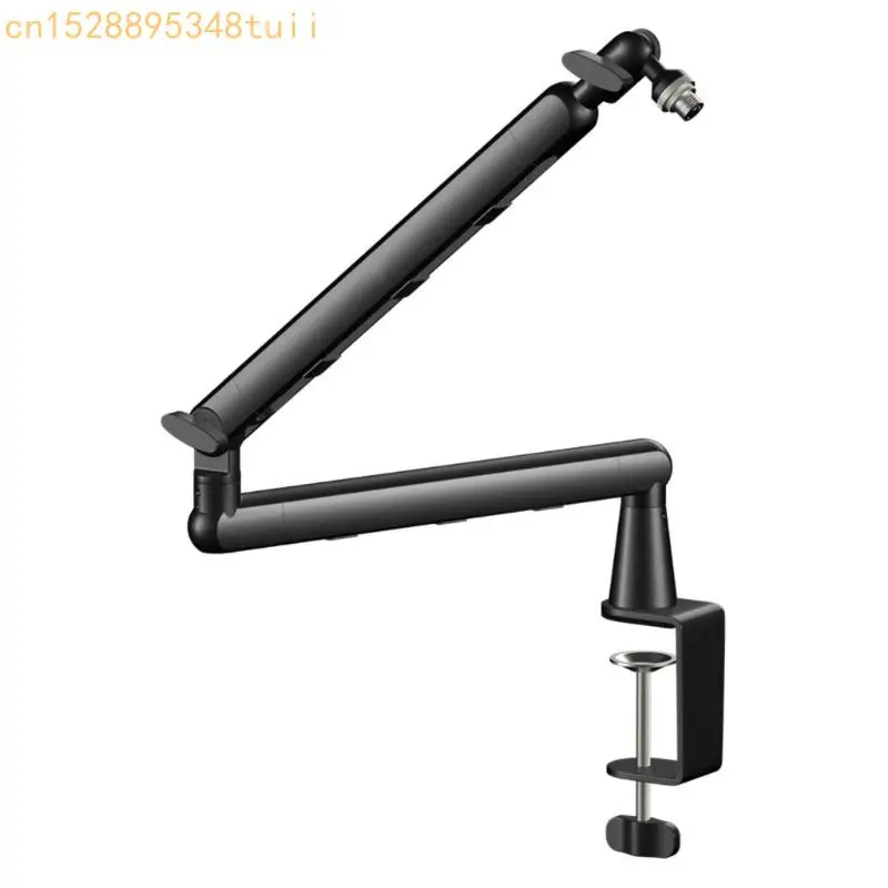 

Y4QF Foldable Microphones Shock Mount Suspension Boom with Clamp for Singers