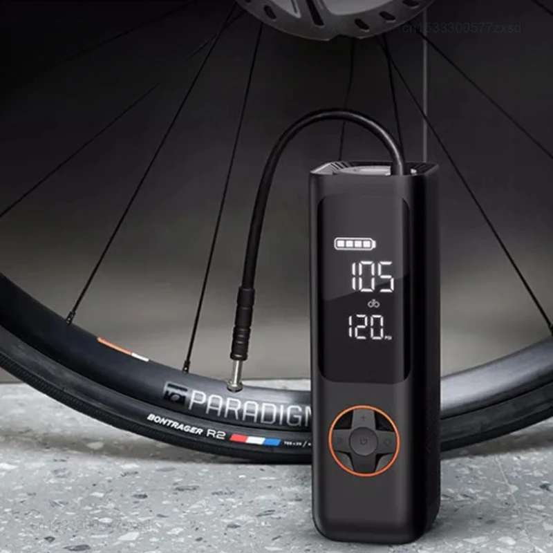 Xiaomi-qicycleポータブルインフレーションポンプ,ワイヤレスカーエアコンプレッサー,電動タイヤ,LCDディスプレイ