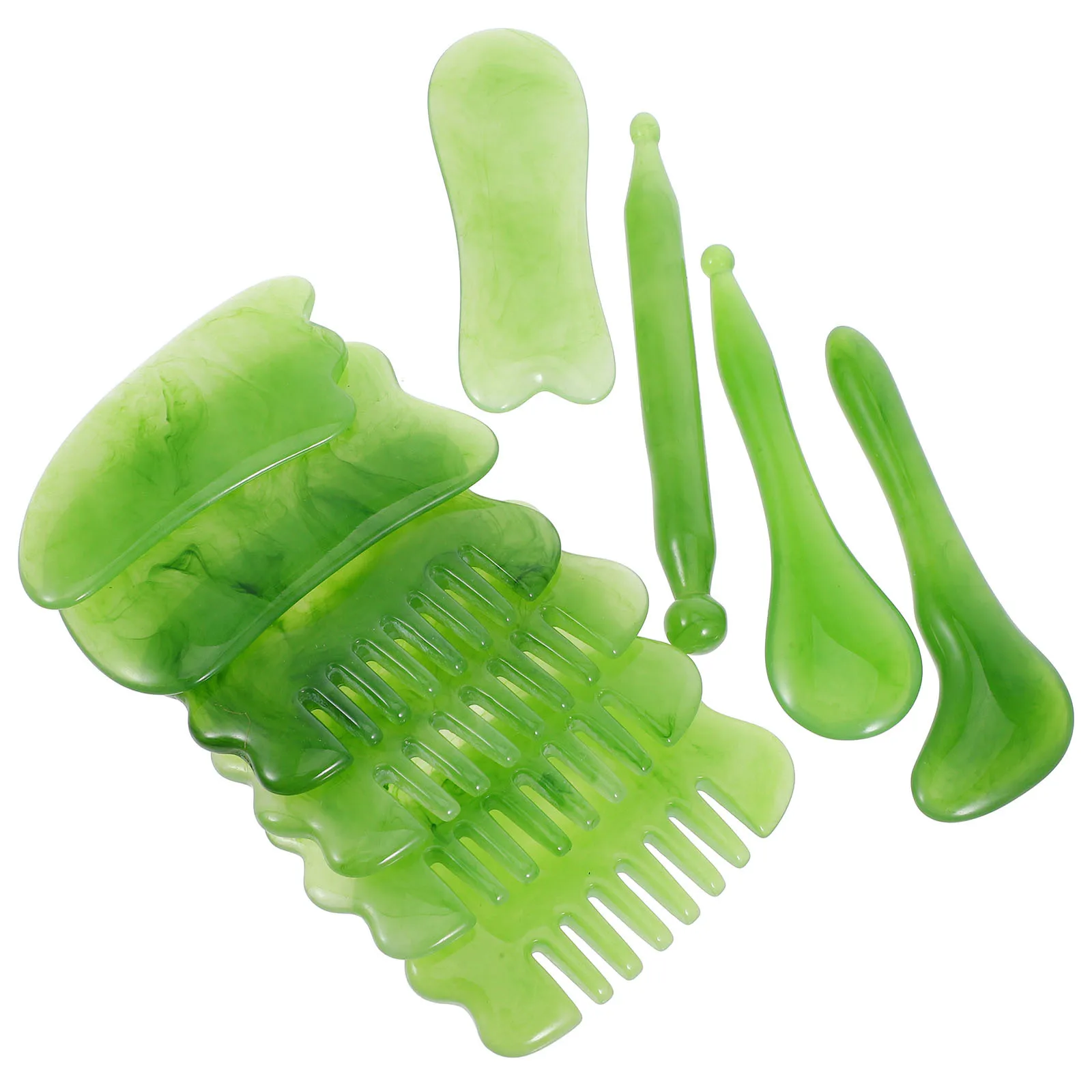 

10pcs Gua Sha Scraping Tools Set Facial Neck Body Scraping Board Beauty Tool For Skin Care Muscle Pain Relief Facial Massage Gua