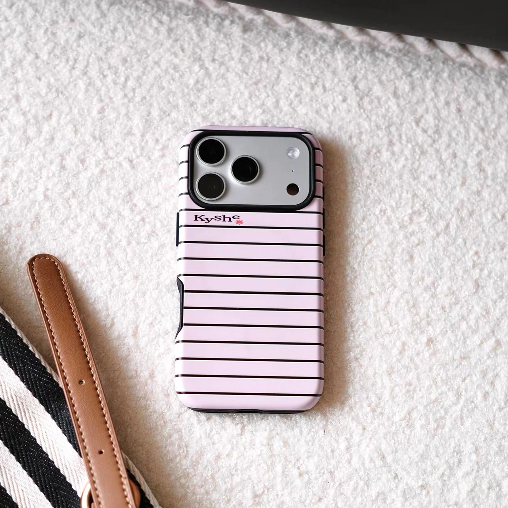 

Luxury creative stripes Phone Case for iPhone 17 16 15 14 13 12 11 Pro Max Air Plus Luxury Double-layer Back Cover