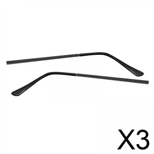 

Temple Replacement Leg Antislip Tube Metal Unisex Arm Lightweight Spectacle Parts for Indoor Office Glasses