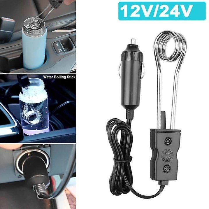  Car Immersion Heater For Heating Liquid Camping Traveling 12V/24V For Car Caravans, Truck Auto Electric Parts 