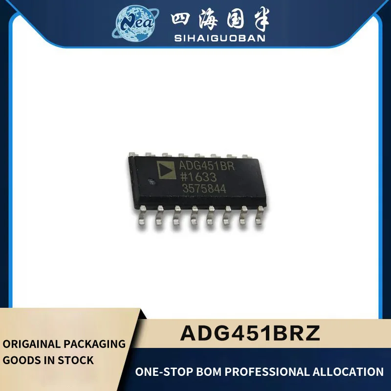 1PCS Electronic Components ADG451BRZ  ADG452BR ADG453BRZ SOP16 ADG451BRUZ ADG452BRUZ ADG453BRUZ TSSOP16 IC SWITCH SPST-NCX